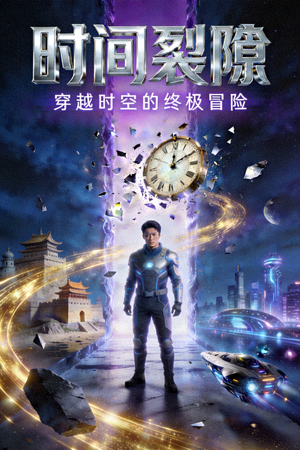 科幻电影《时间裂隙》4K宣传图 - 时间旅行题材